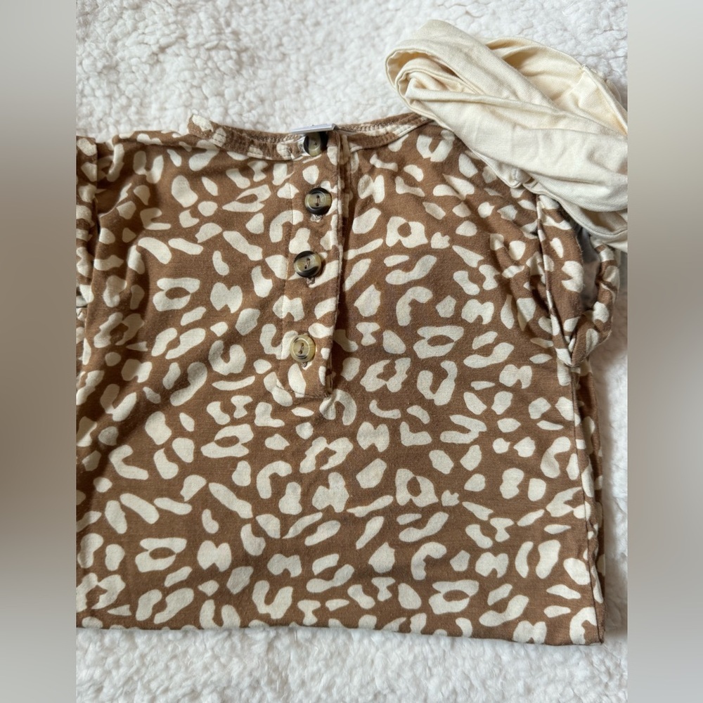 Lou Lou & co romper cocoa and headband